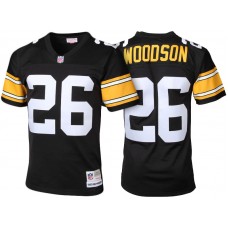 Pittsburgh Steelers #26 Rod Woodson Black Retired Player Vintage Replica Jersey