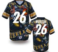 Pittsburgh Steelers #26 WOODSON Men's Stitched NFL Elite Fanatical Version Jersey (1)