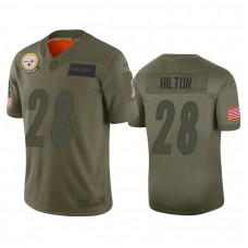 Pittsburgh Steelers #28 Mike Hilton Camo 2019 Salute to Service Limited Jersey