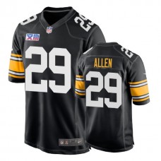 Pittsburgh Steelers #29 Brian Allen 1978 Throwback Super Bowl XIII Black Jersey