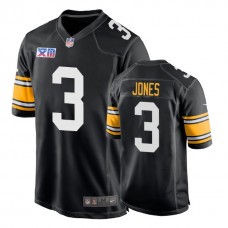 Pittsburgh Steelers #3 Landry Jones 1978 Throwback Super Bowl XIII Black Jersey