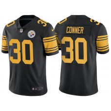 Pittsburgh Steelers #30 James Conner Black Vapor Untouchable Color Rush Limited Jersey