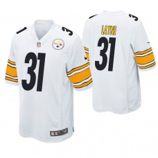 Pittsburgh Steelers #31 Justin Layne 2019 NFL Draft White Game Jersey