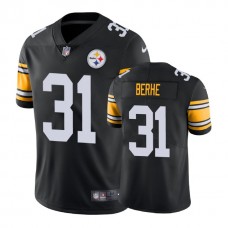 Pittsburgh Steelers #31 Nat Berhe Vapor Untouchable Limited Throwback Black Jersey