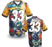 Pittsburgh Steelers #33 HODGE Men's Stitched NFL Elite Fanatical Version Jersey (8)