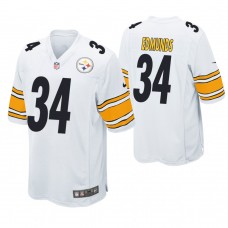 Pittsburgh Steelers #34 Terrell Edmunds White Game Jersey