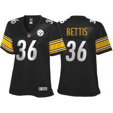 Pittsburgh Steelers #36 Jerome Bettis Black Retired Player Replica Jersey