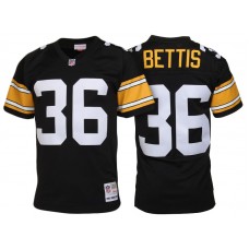 Pittsburgh Steelers #36 Jerome Bettis Black Retired Player Vintage Replica Jersey