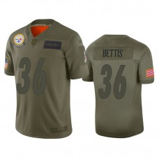 Pittsburgh Steelers #36 Jerome Bettis Camo 2019 Salute to Service Limited Jersey