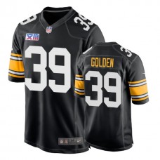 Pittsburgh Steelers #39 Malik Golden 1978 Throwback Super Bowl XIII Black Jersey