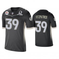 Pittsburgh Steelers #39 Minkah Fitzpatrick 2021 AFC Pro Bowl Game Anthracite Jersey