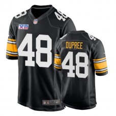 Pittsburgh Steelers #48 Bud Dupree 1978 Throwback Super Bowl XIII Black Jersey