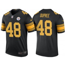 Pittsburgh Steelers #48 Bud Dupree Black Color Rush Legend Jersey