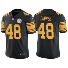 Pittsburgh Steelers #48 Bud Dupree Black Vapor Untouchable Color Rush Limited Jersey
