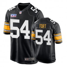 Pittsburgh Steelers #54 L. J. Fort 1978 Throwback Super Bowl XIII Black Jersey