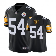 Pittsburgh Steelers #54 L. J. Fort Vapor Untouchable Limited Throwback Black Jersey