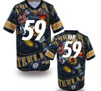 Pittsburgh Steelers #59 HAM Men's Stitched NFL Elite Fanatical Version Jersey (1)