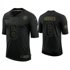 Pittsburgh Steelers #6 Devlin Hodges Black 2020 Salute to Service Limited Jersey