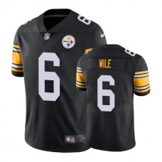 Pittsburgh Steelers #6 Matt Wile Vapor Untouchable Limited Throwback Black Jersey