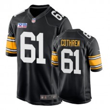 Pittsburgh Steelers #61 Parker Cothren 1978 Throwback Super Bowl XIII Black Jersey