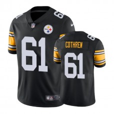 Pittsburgh Steelers #61 Parker Cothren Vapor Untouchable Limited Throwback Black Jersey