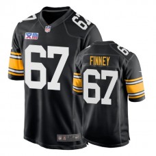 Pittsburgh Steelers #67 B. J. Finney 1978 Throwback Super Bowl XIII Black Jersey