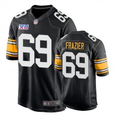 Pittsburgh Steelers #69 Joshua Frazier 1978 Throwback Super Bowl XIII Black Jersey