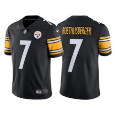 Pittsburgh Steelers #7 Ben Roethlisberger Black Vapor Untouchable Limited Player Jersey