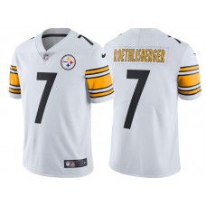 Pittsburgh Steelers #7 Ben Roethlisberger White Vapor Untouchable Limited Player Jersey