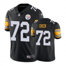Pittsburgh Steelers #72 Joseph Cheek Vapor Untouchable Limited Throwback Black Jersey
