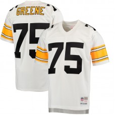 Pittsburgh Steelers #75 Joe Greene White Retired Player Vintage Jersey
