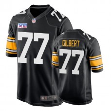 Pittsburgh Steelers #77 Marcus Gilbert 1978 Throwback Super Bowl XIII Black Jersey