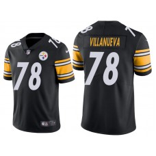 Pittsburgh Steelers #78 Alejandro Villanueva Black Vapor Untouchable Limited Jersey