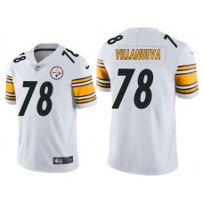 Pittsburgh Steelers #78 Alejandro Villanueva White Vapor Untouchable Limited Jersey