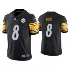Pittsburgh Steelers #8 Kenny Pickett Black Vapor Limited 2022 NFL Draft Jersey