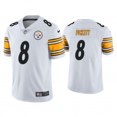Pittsburgh Steelers #8 Kenny Pickett White Vapor Limited 2022 NFL Draft Jersey