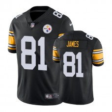 Pittsburgh Steelers #81 Jesse James Vapor Untouchable Limited Throwback Black Jersey