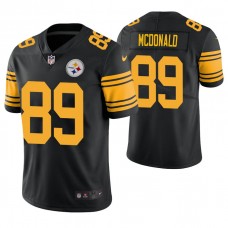 Pittsburgh Steelers #89 Vance McDonald Black Color Rush Legend Jersey