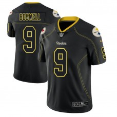 Pittsburgh Steelers #9 Chris Boswell 2018 Lights Out Color Rush Limited Black Jersey