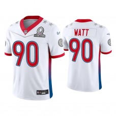 Pittsburgh Steelers #90 T.J. Watt White Game 2022 AFC Pro Bowl Jersey