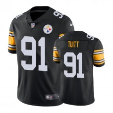 Pittsburgh Steelers #91 Stephon Tuitt Vapor Untouchable Limited Throwback Black Jersey