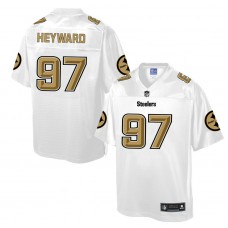 Pittsburgh Steelers #97 Cameron Heyward White Pro Line Fashion Jersey