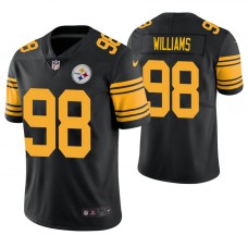 Pittsburgh Steelers #98 Vince Williams Black Color Rush Legend Jersey