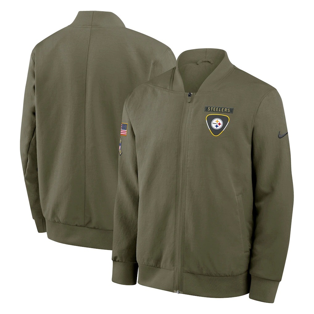 Pittsburgh Steelers 2025  Salute to Service  Limited Football Stitched Jacket jersey