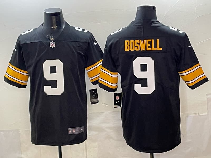 Pittsburgh Steelers Chris Boswell #9 Black Game Jersey