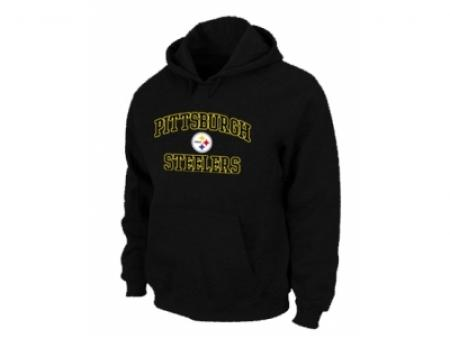 Pittsburgh Steelers Heart & Soul Pullover Hoodie Black