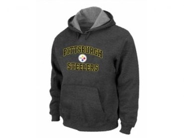 Pittsburgh Steelers Heart & Soul Pullover Hoodie D.Grey