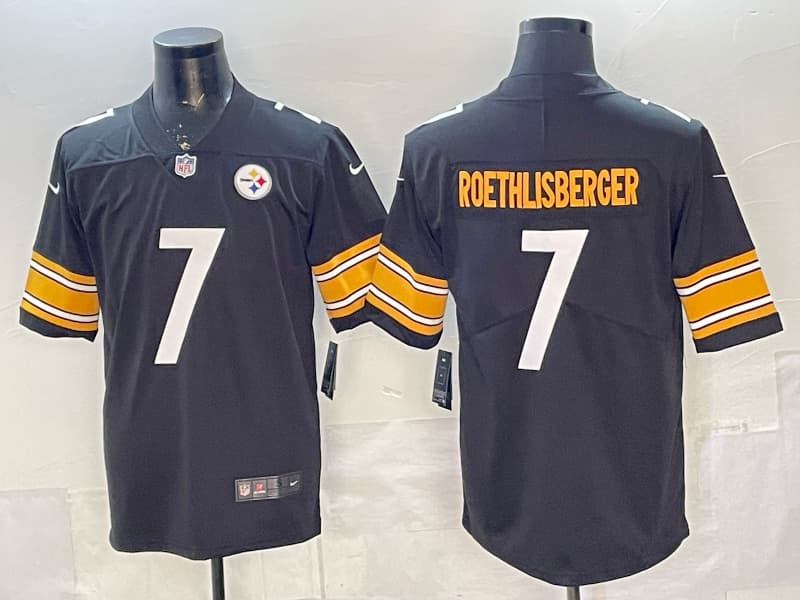 Pittsburgh Steelers Nike #7 Ben Roethlisberger Replica Alternate Jersey