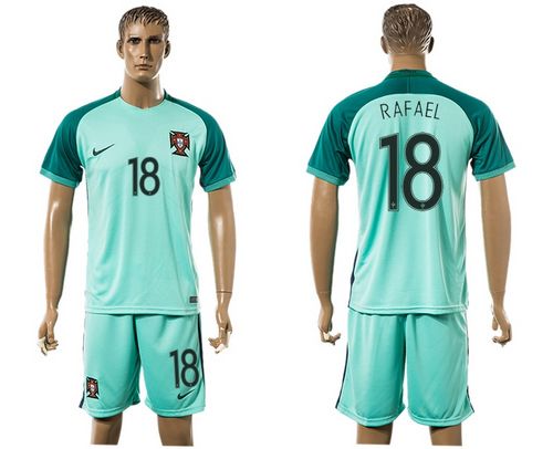 Portugal #18 Rafael Away Soccer Country Jersey