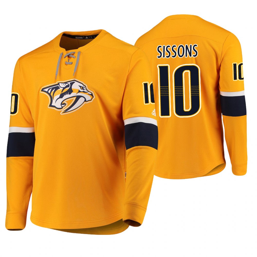 Predators Colton Sissons Gold Platinum Jersey